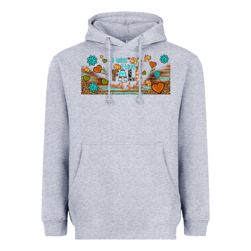 I Think I Love Fall Most Of All Libbey Glass Heavyweight Hoodie by BundleAndBundleShop | Teevron