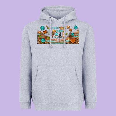 I Think I Love Fall Most Of All Libbey Glass Heavyweight Hoodie Designed By Bundleandbundleshop