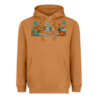 Meerkat i think i love fall most of all libbey glass Heavyweight Hoodie - BundleAndBundleShop