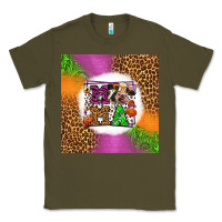Army Green halloween cow mama Classic Tee - LillyAllenDesigns