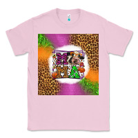 Bubblegum Pink halloween cow mama Classic Tee - LillyAllenDesigns