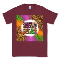 Burgundy halloween cow mama Classic Tee - LillyAllenDesigns