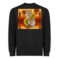Black tigers with scratches Heavyweight Sweatshirt - TumblerDesignByShophia