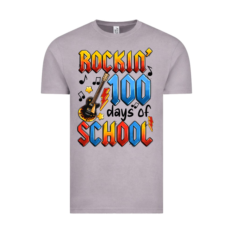 Rockin' 100 Days Of School Vintage Tee by Artiststas | Teevron