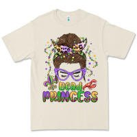 Bone bead princess messy bun mardi gras Premium Tee - MaliasSmallBusiness