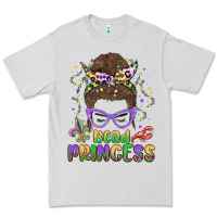 Dove Grey bead princess messy bun mardi gras Premium Tee - MaliasSmallBusiness