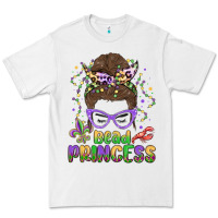 White bead princess messy bun mardi gras Premium Tee - MaliasSmallBusiness