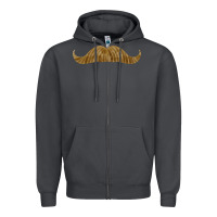 Smoke moustache fa element Zipper Hoodie - FaDigitalArtStudio