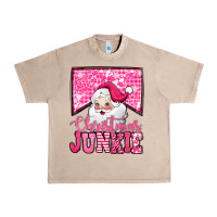 French Oak pink Christmas junkie Santa Claus Urban Heavy Tee - Jasminsmagicworld