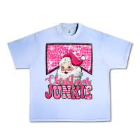 Grape Ice pink Christmas junkie Santa Claus Urban Heavy Tee - Jasminsmagicworld