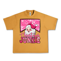 Peanut Butter pink Christmas junkie Santa Claus Urban Heavy Tee - Jasminsmagicworld