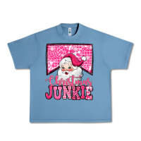 Pebble Blue pink Christmas junkie Santa Claus Urban Heavy Tee - Jasminsmagicworld