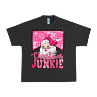 Pigment Black pink Christmas junkie Santa Claus Urban Heavy Tee - Jasminsmagicworld