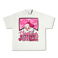 Pistachio pink Christmas junkie Santa Claus Urban Heavy Tee - Jasminsmagicworld