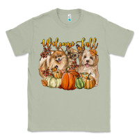 Matcha welcome fall with dogs Classic Tee - LillyAllenDesigns