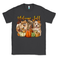Smoke welcome fall with dogs Classic Tee - LillyAllenDesigns