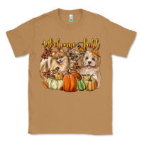 Toasted Coconut welcome fall with dogs Classic Tee - LillyAllenDesigns