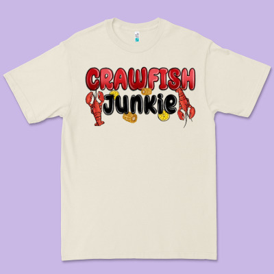 Crawfish Junkie Premium Tee Designed By Maliassmallbusiness