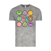 Cloud Rock easter day smiley faces Vintage Tee - Artiststas