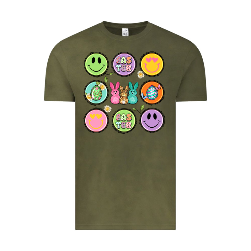 Easter Day Smiley Faces Vintage Tee by Artiststas | Teevron