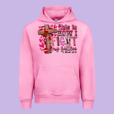This Is How I Fight My Battles Urban Hoodie Designed By Racoondesign