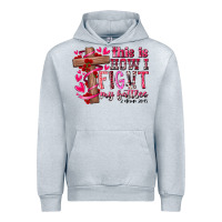 Heather Grey this is how i fight my battles Urban Hoodie - RacoonDesign