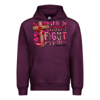 Mauve Wine this is how i fight my battles Urban Hoodie - RacoonDesign