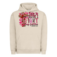 Pigment French Oak this is how i fight my battles Urban Hoodie - RacoonDesign