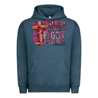 Pigment Midnight Navy this is how i fight my battles Urban Hoodie - RacoonDesign