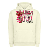 Pigment Pistachio this is how i fight my battles Urban Hoodie - RacoonDesign