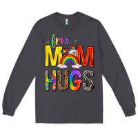 Smoke Free Mom Hugs with Butterflies Long Sleeve Tee - texasbilliewilder