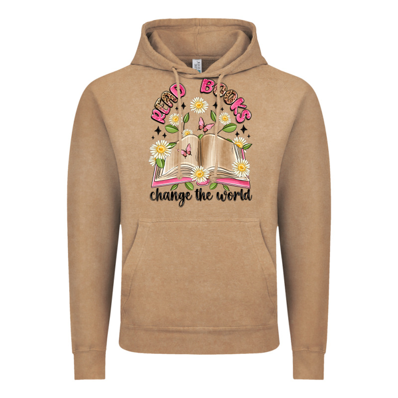 Read Books Change The World Artiststas Vintage Hoodie by Artiststas | Teevron