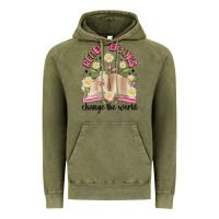 Vintage Olive read books change the world artiststas Vintage Hoodie - Artiststas
