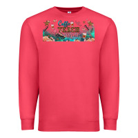 Cardinal coffe teach repeat libbey glass Premium Sweatshirt - BundleAndBundleShop