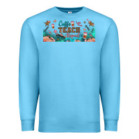 Ocean Blue coffe teach repeat libbey glass Premium Sweatshirt - BundleAndBundleShop