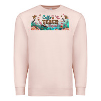 Pale Pink coffe teach repeat libbey glass Premium Sweatshirt - BundleAndBundleShop