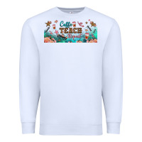 White coffe teach repeat libbey glass Premium Sweatshirt - BundleAndBundleShop