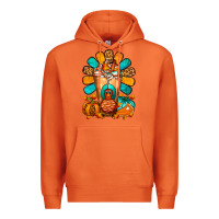 Carrot Thanksgiving Cold Drink Frappe Premium Hoodie - FaDigitalArtStudio