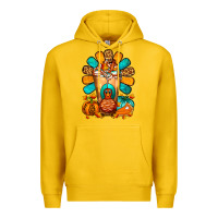 Lemon Thanksgiving Cold Drink Frappe Premium Hoodie - FaDigitalArtStudio