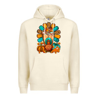 Sandshell Thanksgiving Cold Drink Frappe Premium Hoodie - FaDigitalArtStudio