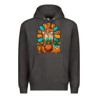 Smoke Thanksgiving Cold Drink Frappe Premium Hoodie - FaDigitalArtStudio