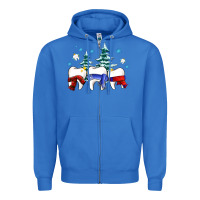 True Royal dental christmas tree teeth and winter ado Zipper Hoodie - OliviaCreatesArt