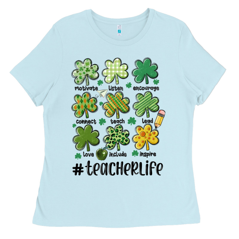 Teacher St.patrick's Ladies Tee by MaliasSmallBusiness | Teevron