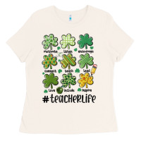 Bone teacher st.patrick's Ladies Tee - MaliasSmallBusiness
