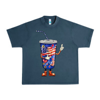 Midnight Navy 4th of july coca Urban Heavy Tee - BarkalooDesign