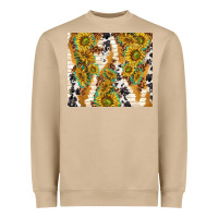Mushroom sunflowers with patterns Heavyweight Sweatshirt - TumblerDesignByShophia
