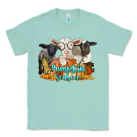 Seafoam pumpkin season with baby sheeps and goat Classic Tee - LillyAllenDesigns