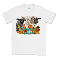White pumpkin season with baby sheeps and goat Classic Tee - LillyAllenDesigns