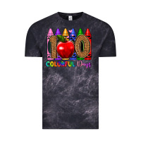 Cloud Black 100 colorful day s Vintage Tee - Artiststas