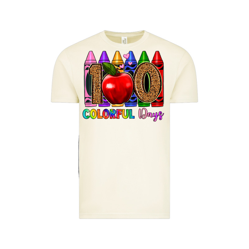 100 Colorful Day S Vintage Tee by Artiststas | Teevron